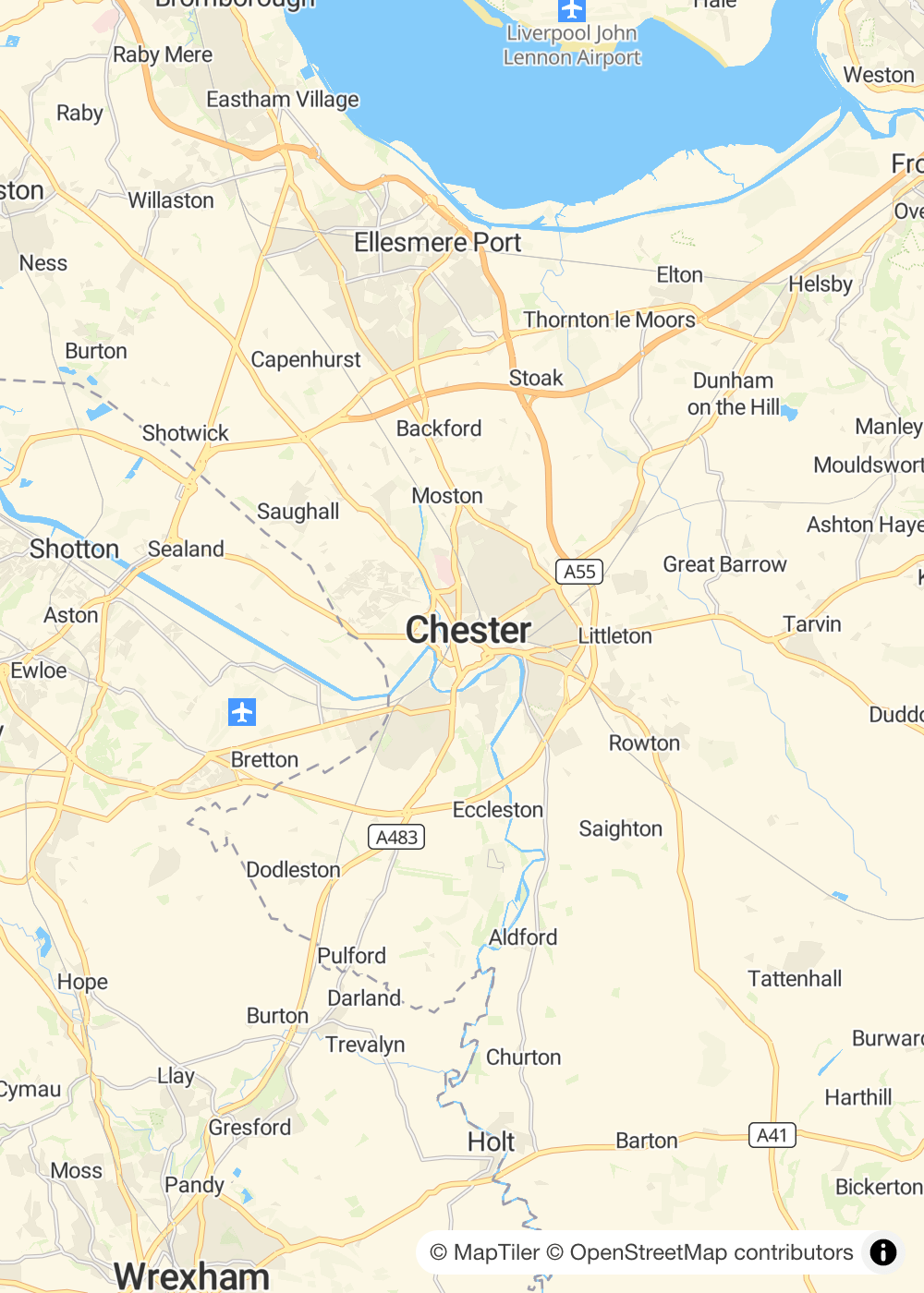 Map of Chester