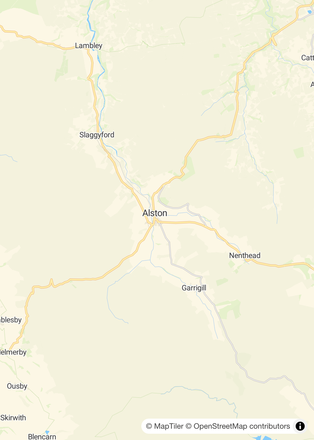 Map of Alston