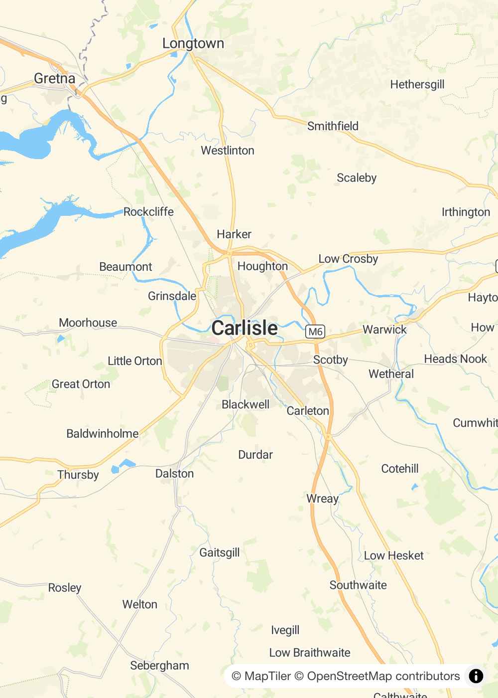 Map of Carlisle