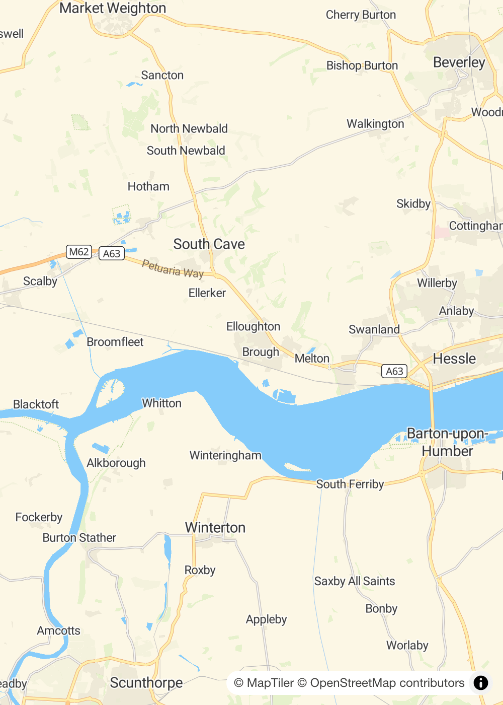 Map of Brough