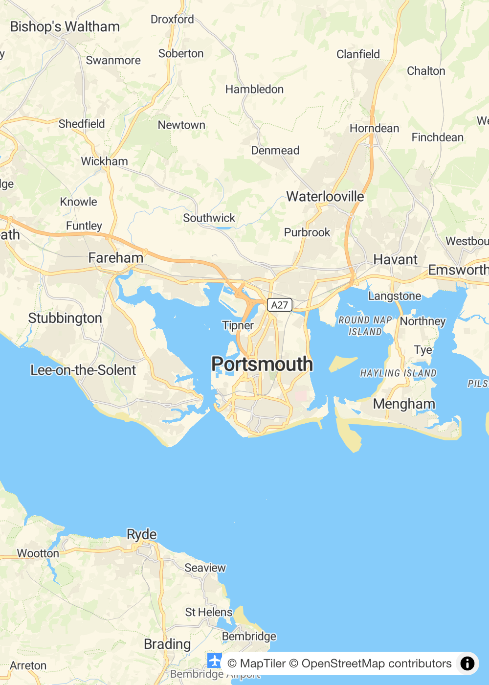 Map of Portsmouth