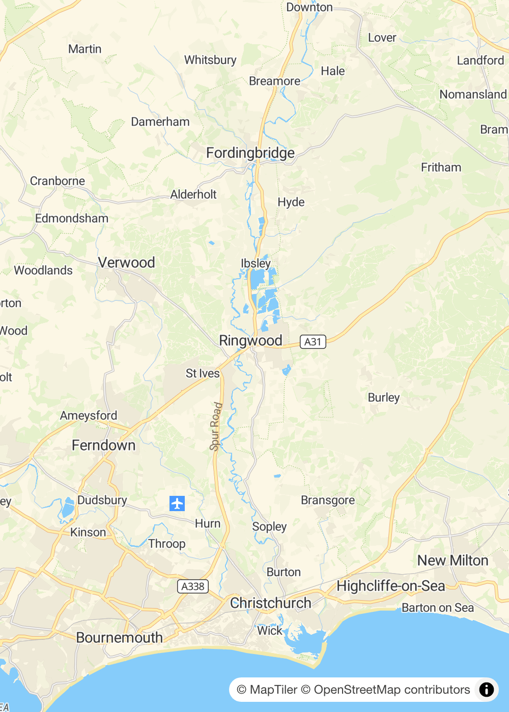 Map of Ringwood