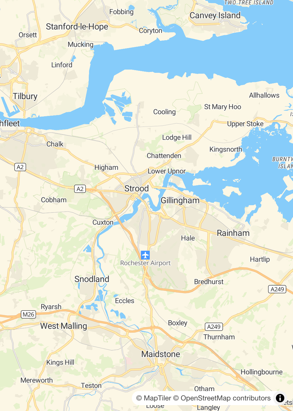 Map of Rochester