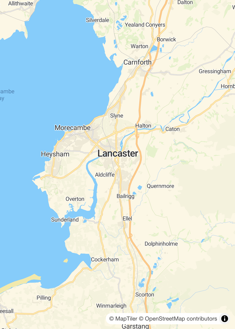 Map of Lancaster