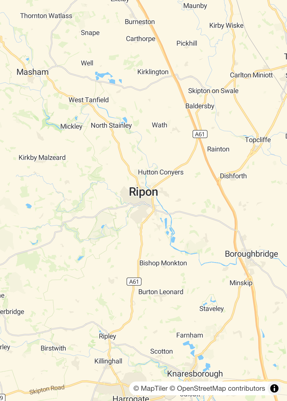 Map of Ripon