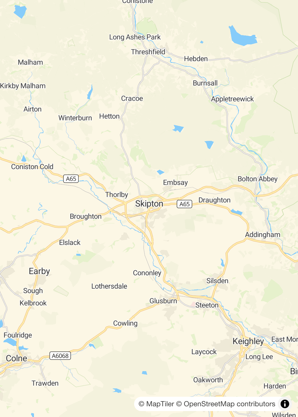 Map of Skipton