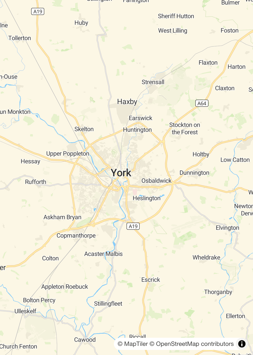 Map of York