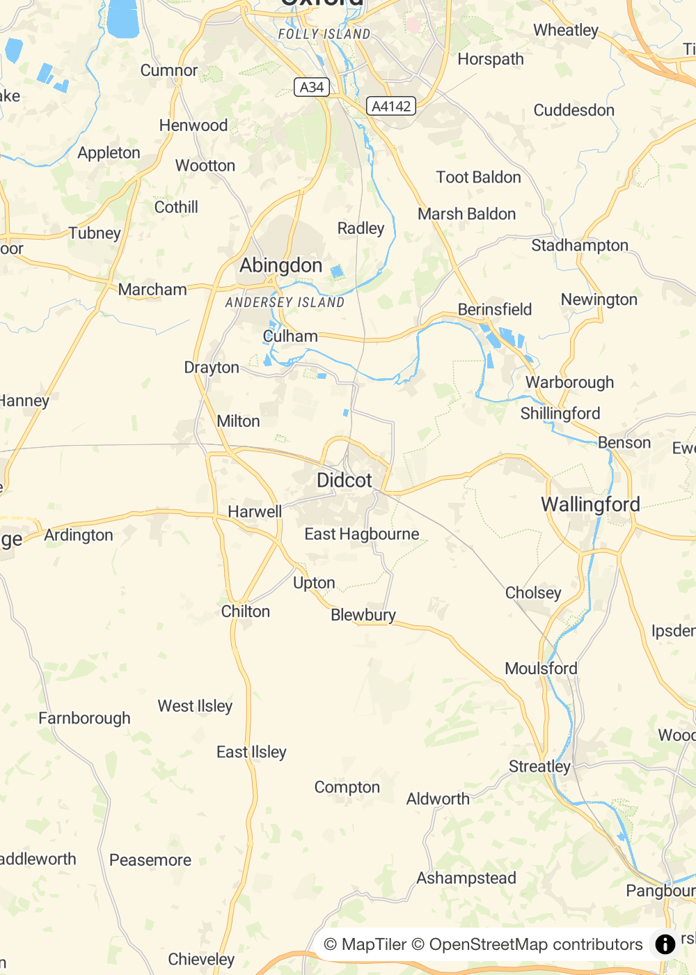 Map of Didcot