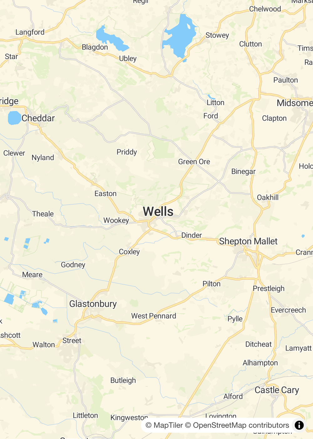 Map of Wells