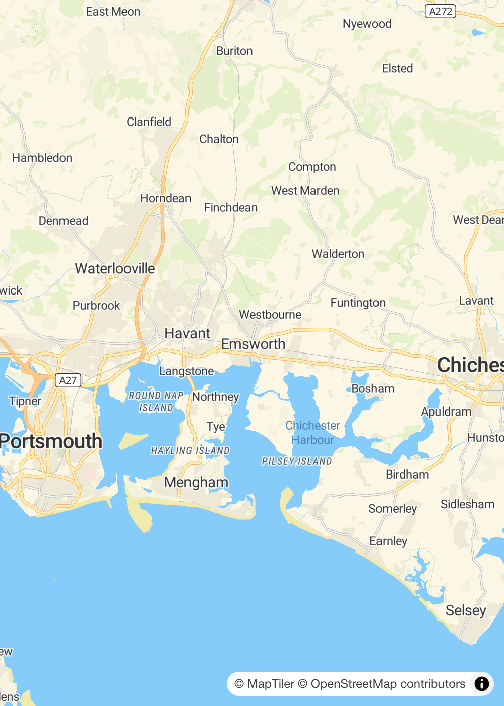 Map of Emsworth