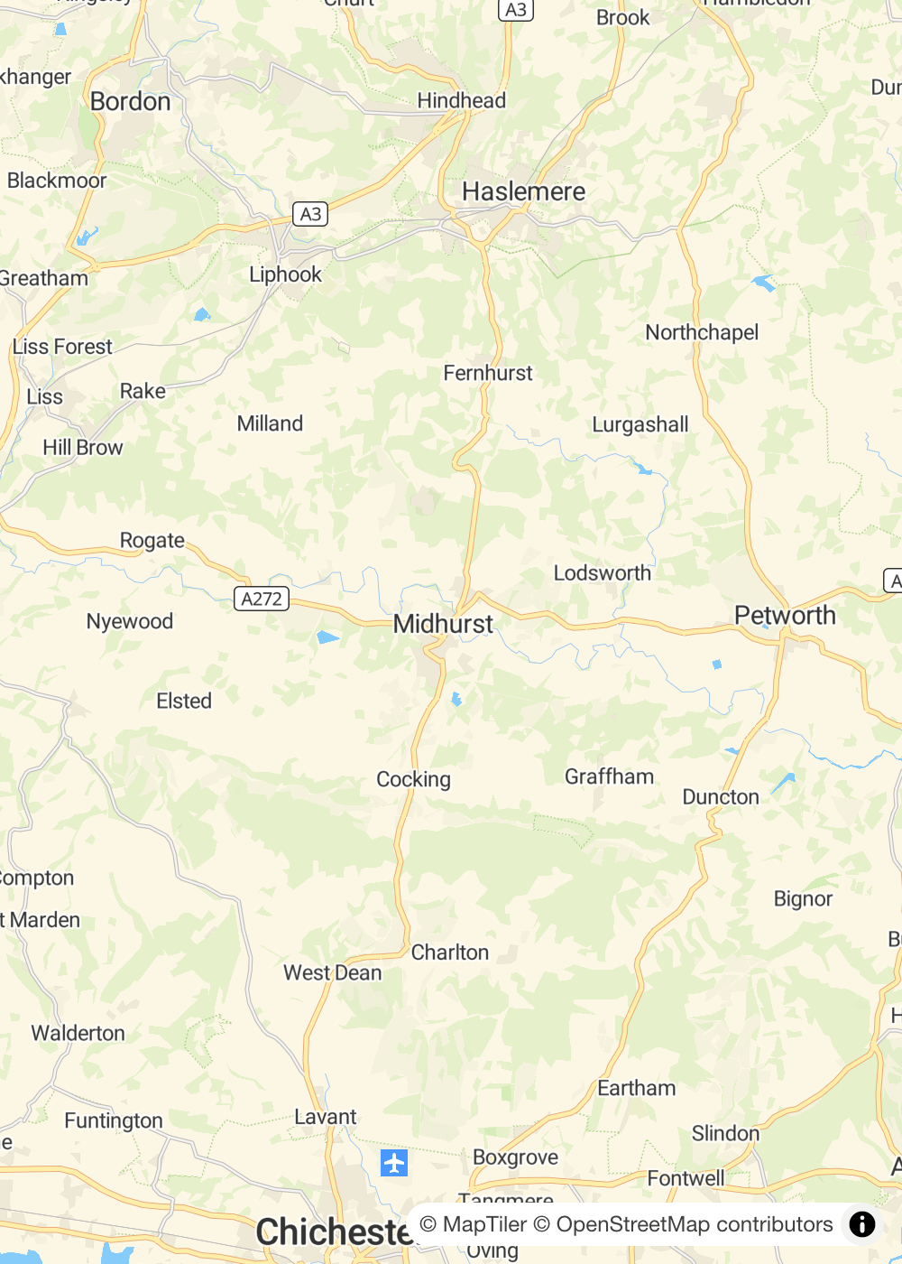 Map of Midhurst