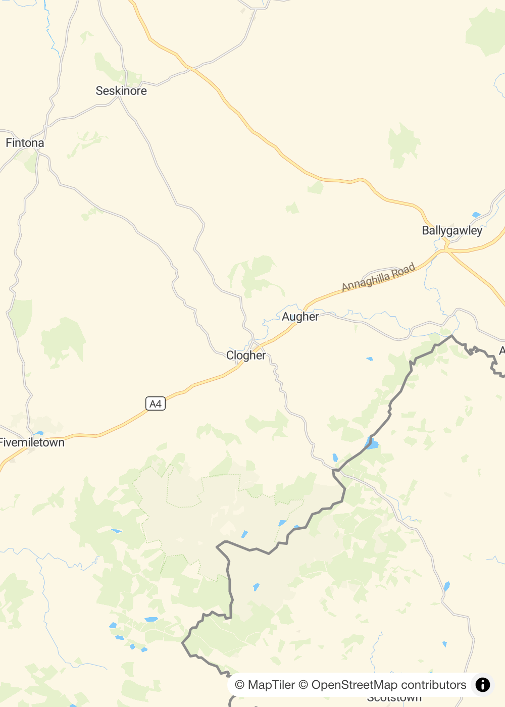 Map of Clogher