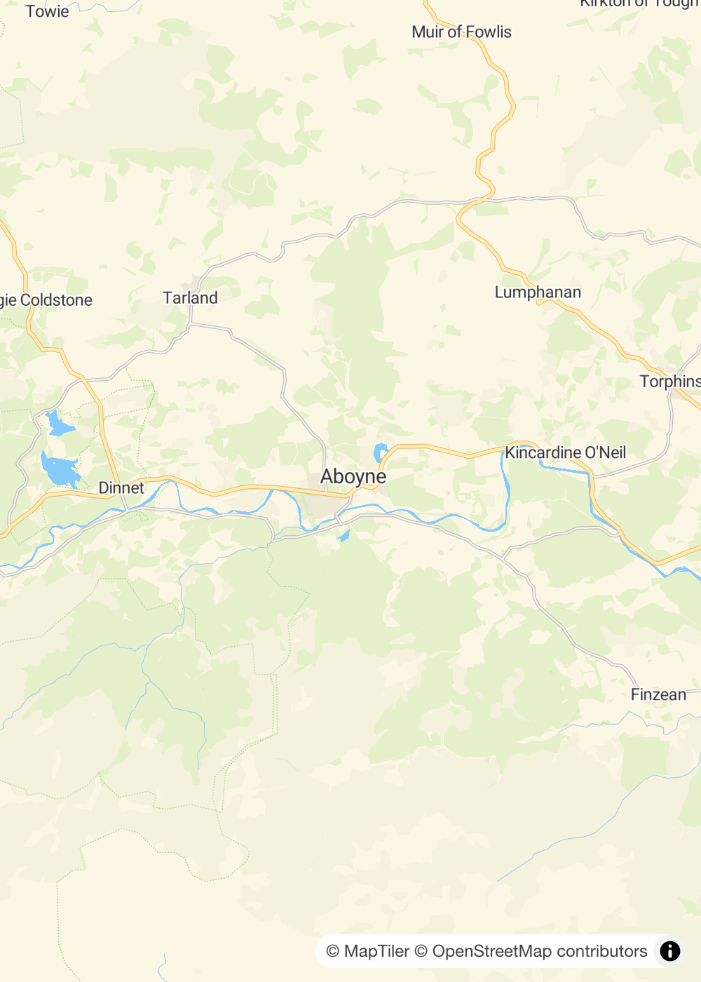 Map of Aboyne