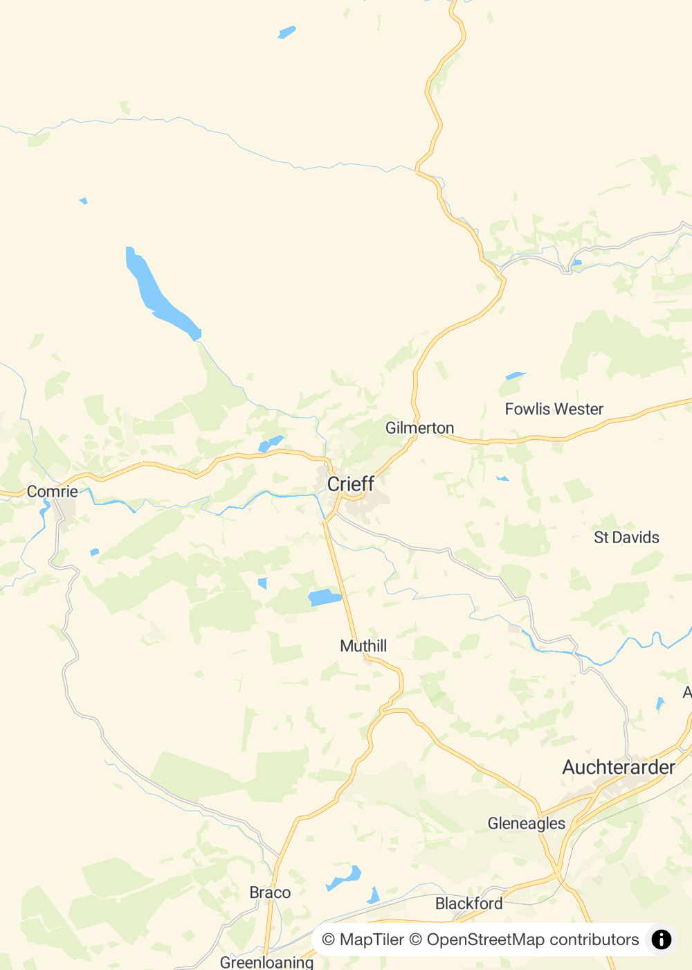 Map of Crieff