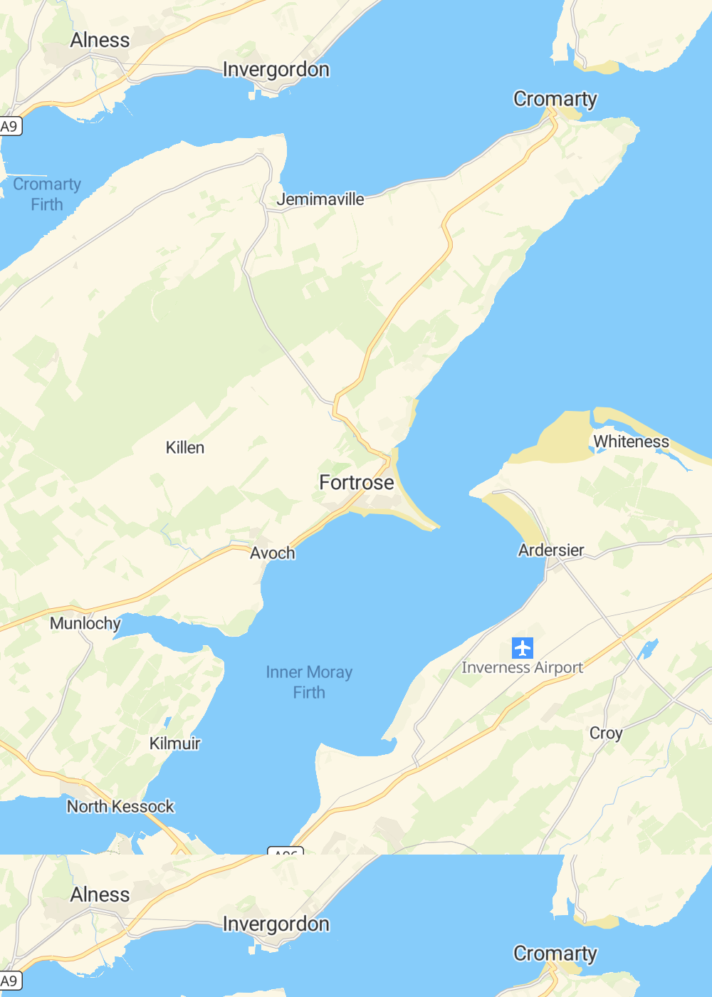 Map of Fortrose