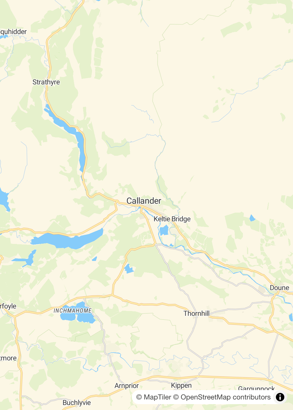 Map of Callander