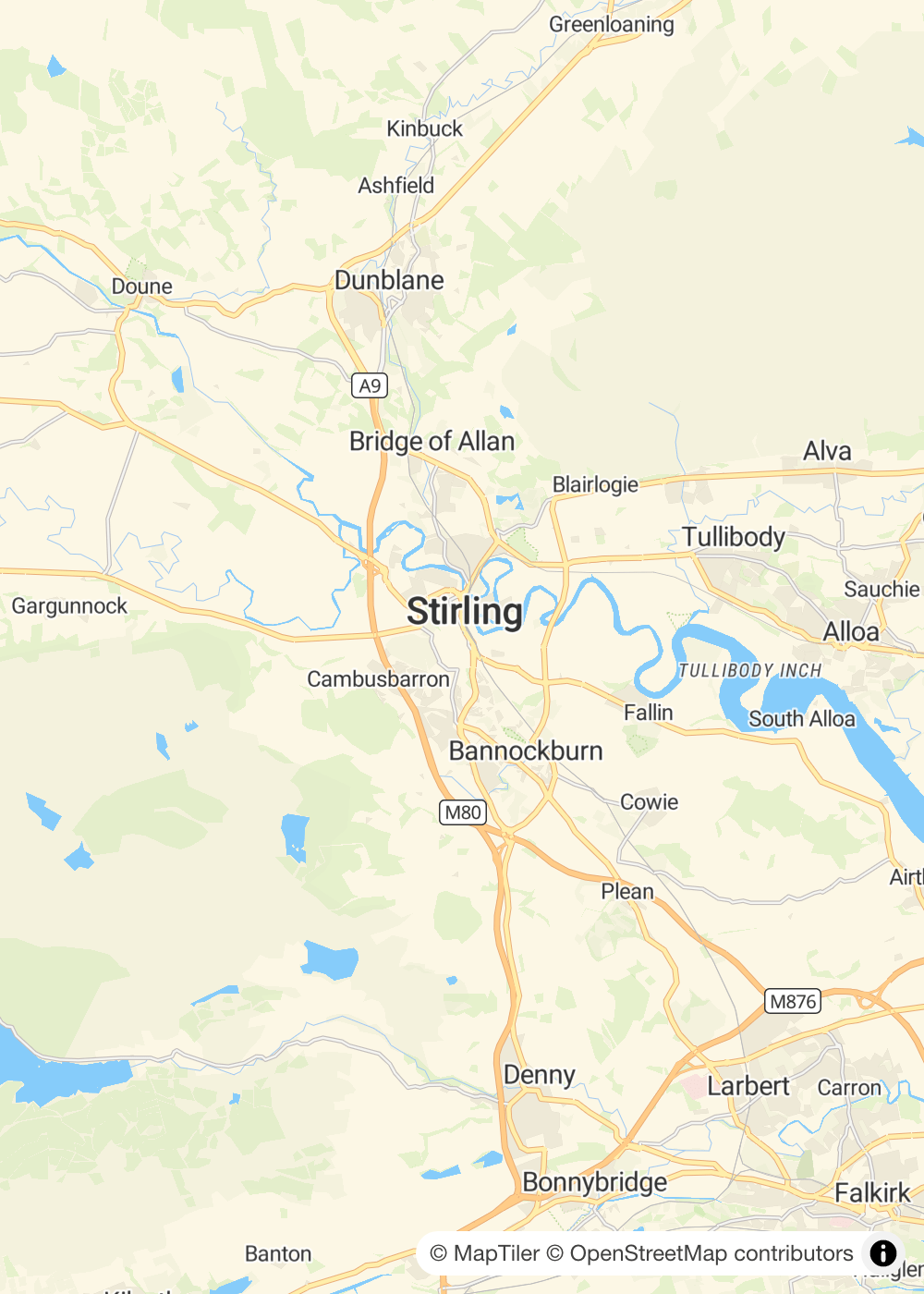 Map of Stirling