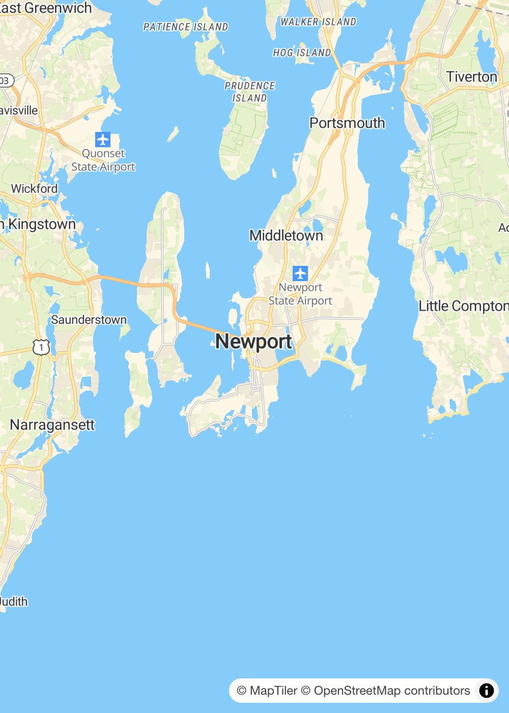 Map of Newport