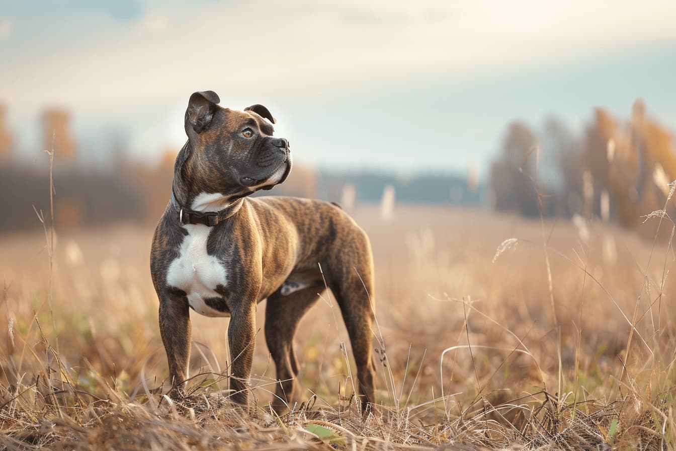 The Staffordshire Bull Terrier: A Courageous Companion with a Loving Heart